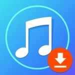 music downloader download mp3 android application logo